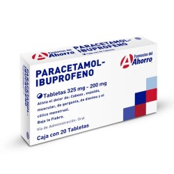 Paracetamol/Ibuprofeno 20 tabletas